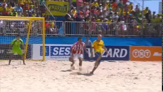 Brasil 12 x 2 Paraguai - FINAL Copa Sul-Americana Futebol Areia 2015