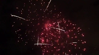 Beautiful fireworks. очень красивый фейерверк