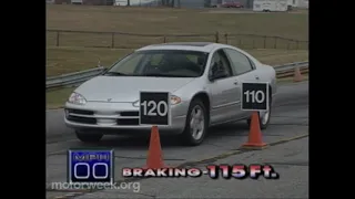 Motorweek 2001 Dodge Neon R/T, Stratus R/T, and Intrepid R/T Road Test