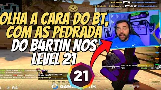 OLHA AS QUE OTA QUE O  BARTIN DEU NOS LEVEL 21 GC, BT FICOU SEM REAÇÃO!