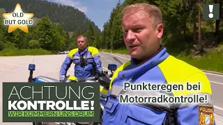 "Ach hör' mir auf!"😅 Motorradkontrolle mit PUNKTEREGEN! |Old But Gold| Kabel Eins |Achtung Kontrolle