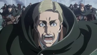 Scout's Final Charge - Erwin's Death: Levi's Farewell || Attack on Titan Season 3 Dub | HD