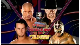 WWE Bragging Rights 2009 Fatal 4 Way Match