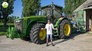 SFIDO IL TEMPO SUL GIRO CON IL JOHN DEERE 8R NEL CAB VIEW DI @Killercrock88 !