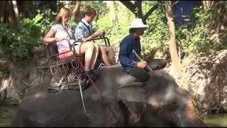 Верхом на слоне.  2014.07.17. Riding on an elephant.