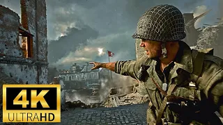 Call of Duty WW2: Mission #2 - Operation Cobra -Gameplay Walkthrough 4K HD  NO COMMENTARY