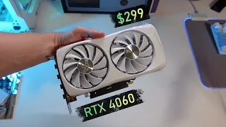 Zotac RTX 4060 Twin Edge White Edition | Unboxing & Showoff