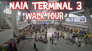 Ninoy Aquino International Airport - NAIA TERMINAL 3 WALK TOUR