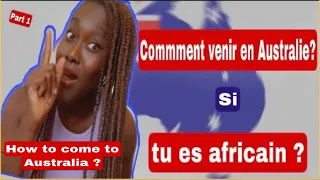 ALLER en AUSTRALIE/GO TO AUSTRALIA HOW? [CHOSE à SAVOIR ] - CAS Afrique EN-FR