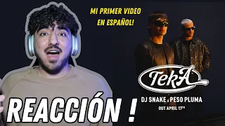 DJ Snake, Peso Pluma - Teka ( MUSIC VIDEO REACTION) - MI PRIMER VIDEO EN ESPAÑOL! - SIMPLY MUSIC