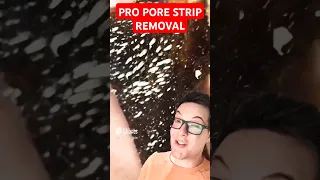 Crazy Professional PORE STRIP REMOVAL #shorts