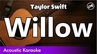 Taylor Swift - Willow (SLOW karaoke acoustic)