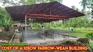 Gastos sa Pagpapagawa ng 10 Sow Level Farrow-to-Wean Building