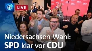 Die Wahl in Niedersachsen: SPD klar vor CDU – Grüne und AfD zweistellig