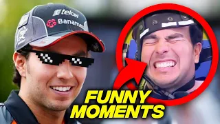 Sergio Checo Perez FUNNIEST Moments in  F1..