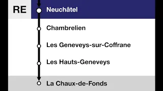 BLS Ansagen - RE (IR66) Bern - Neuchâtel - La Chaux-de-Fonds (D+F)