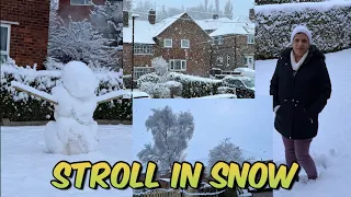 Sheffield Snow Stroll | First Winter Snow due to Storm ARWEN