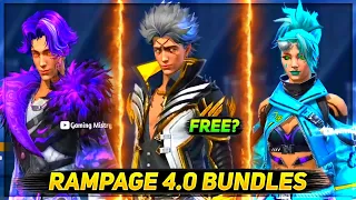 Rampage 4.0 Free Fire Bundles😍 | One Free Bundle 😱 | Rampage 4.0 Event | Fire Ball Gamers❤️