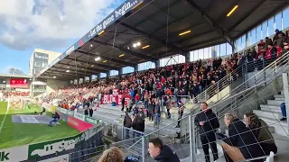 BLOK E Vejle fans på Vejle BK - Fremad Amager 18.02.2023