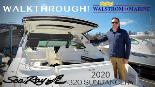 WALKTHROUGH  2020 Sea Ray 320 Sundancer