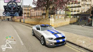 Tobey Marshall's 900BHP Shelby Mustang GT500 - Forza Horizon 4 | Logitech g29 gameplay