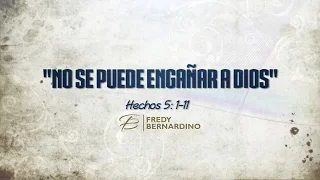 NO SE PUEDE ENGAÑAR A DIOS (012 HECHOS 5:1-11)