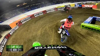 GoPro: Adam Cianciarulo | 2021 Monster Energy Supercross | Indianapolis 3 | 450 Main Highlights