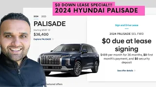 The 2024 Hyundai Palisade is one of the BEST LEASE DEALS in the Country Right Now! (November 2023)