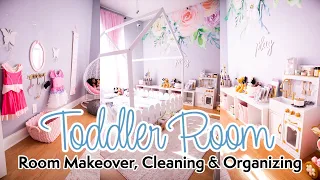 Toddler Room Makeover | Toddler Room Organization | Toddler Girl Room Ideas