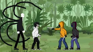 SLENDERMAN,Jeff Vs Hoodie And Eyeless Jack - DC2