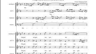 BWV225 Singet dem Herrn ein neues Lied (Alto1)