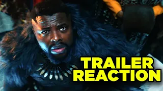 BLACK PANTHER WAKANDA FOREVER TRAILER REACTION! Wakanda vs Atlantis? #SDCC