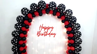 Giant And Simple Making Style Balloon Arch Decoration Diy ,Birthday Decoration Ideas At home