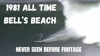 1981 All Time Bell's Beach Ripcurl Pro. Never-Seen Before Surfing Footage!