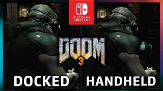 DOOM 3 | Docked VS Handheld | Graphics Comparison & Frame Rate Test on Switch