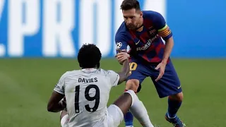 Barcelona 2-8 Bayern Munich | Alphonso Davies on Lionel Messi