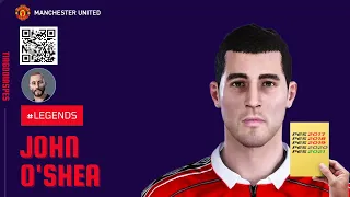 John O'Shea @TiagoDiasPES (Man Utd, Sunderland) Face + Stats | PES 2021