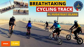 Best Cycling Track for Road Bikes | Al Hudayriat Island Abu Dhabi UAE | PAU GUCE TV