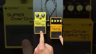 BOSS SD-1 OverDrive vs BOSS OS-2 OverDrive / Distortion into a Marshall JTM-45