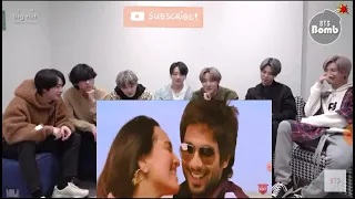 Bts reaction to Saree ka fall sa