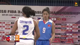 Philippines vs Vietnam (WOMEN) - Malaysia 2016 FIBA 3x3 U18 Asian Championships (Day 2)