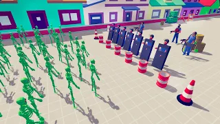 Zombie 100 Units vs Army Soldier - Totally Accurate Battle Simulator TABS