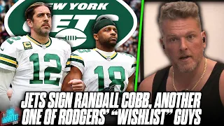 Jets Sign Randall Cobb, Another One Of Aaron Rodgers Friends & "Wishlist" Receivers | Pat McAfee