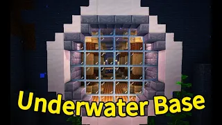 How To Build The ULTIMATE Underwater Base | Minecraft Tutorial⚒️