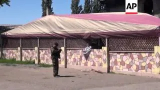 Fighting breaks out around Donetsk after ceasefire ends; locals react