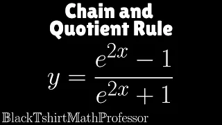 Chain Rule with the Quotient Rule Problem 1 (Calculus 1)