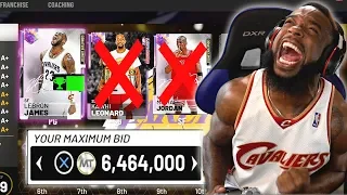 I SOLD ALL MY OPALS For Limited Lebron James! OVER 6mill MT! NBA 2K19