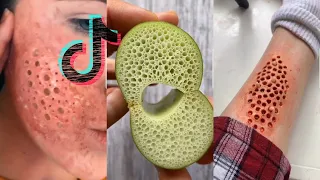 TIKTOK TRYPOPHOBIA COMPILATION THAT MADE ME CRINGE #TIKTOK #TRYPOPHOBIA #TIKTOKCOMPILATION