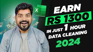 🚀🚀 Clean data in Excel and earn Rs. 1300 per hour (Excel Trick) 🚀🚀