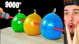 EXPERIMENT 9000° Laser VS Orbeez Ballon